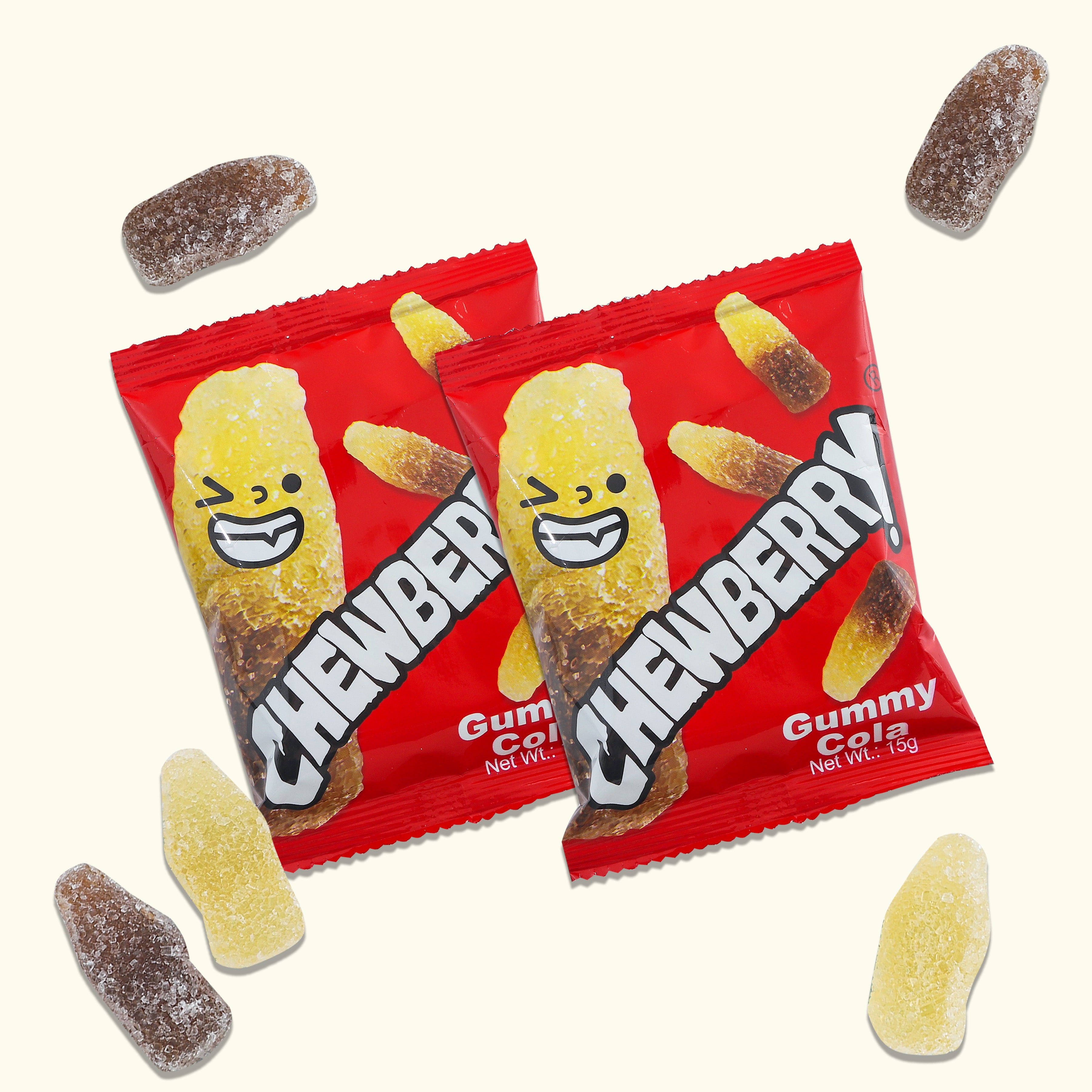 Wholesale Bundle - (1 BOX/360 PACKS) CHEWBERRY COLA