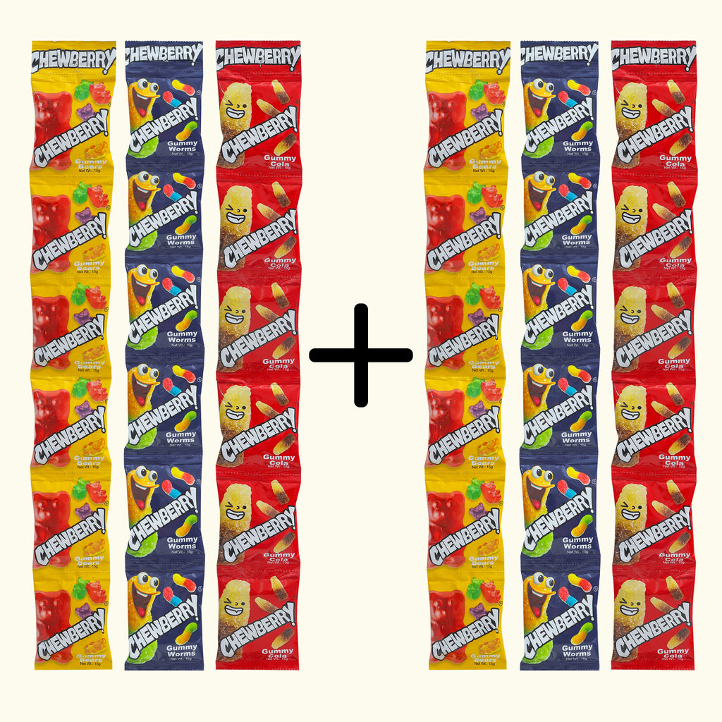 Surprise Squa - 36 Packs Chewberry with Surprise Toys