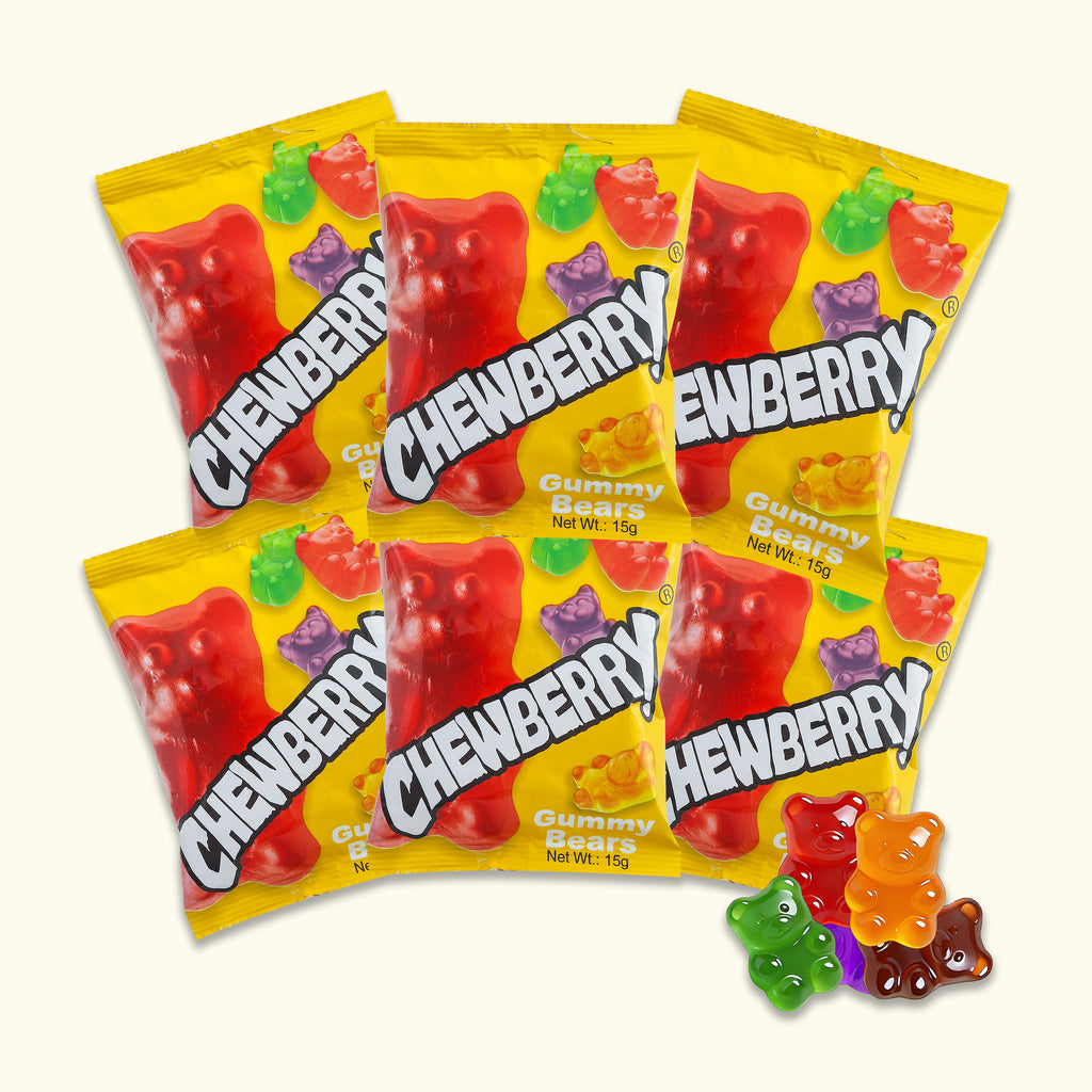Chewberry Gummy bear 6's
