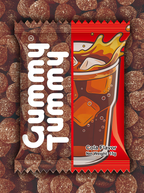 Cola Pop - 24 Packs Gummy Tummy Cola Flavor