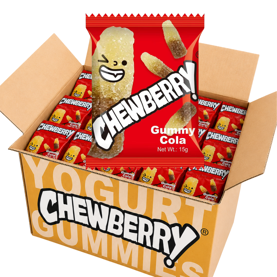 Wholesale Bundle - (1 BOX/360 PACKS) CHEWBERRY COLA