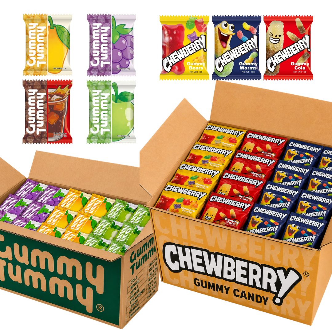Fuel Stock - 360 Packs (BUY 30 GET 30) OF CHEWBERRY AND GUMMY TUMMY