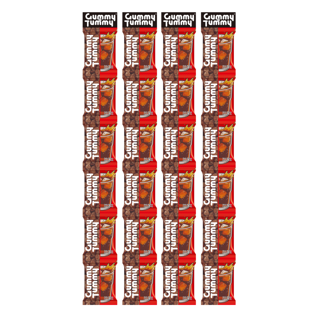 Cola Pop - 24 Packs Gummy Tummy Cola Flavor