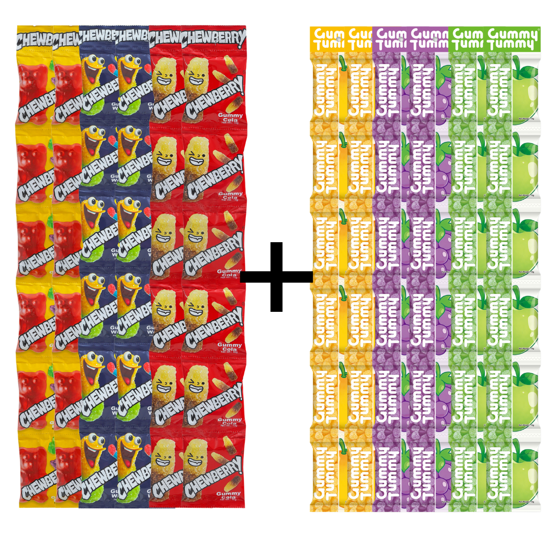 Bulk Fuel - (Buy 6 Get 6) Chewberry And Gummy Tummy 72 Packs