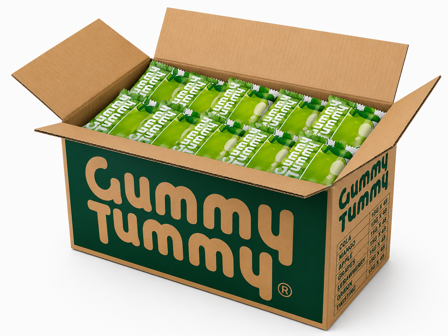 Wholesale Bundle - 360 Pc's Gummy Tummy Apple