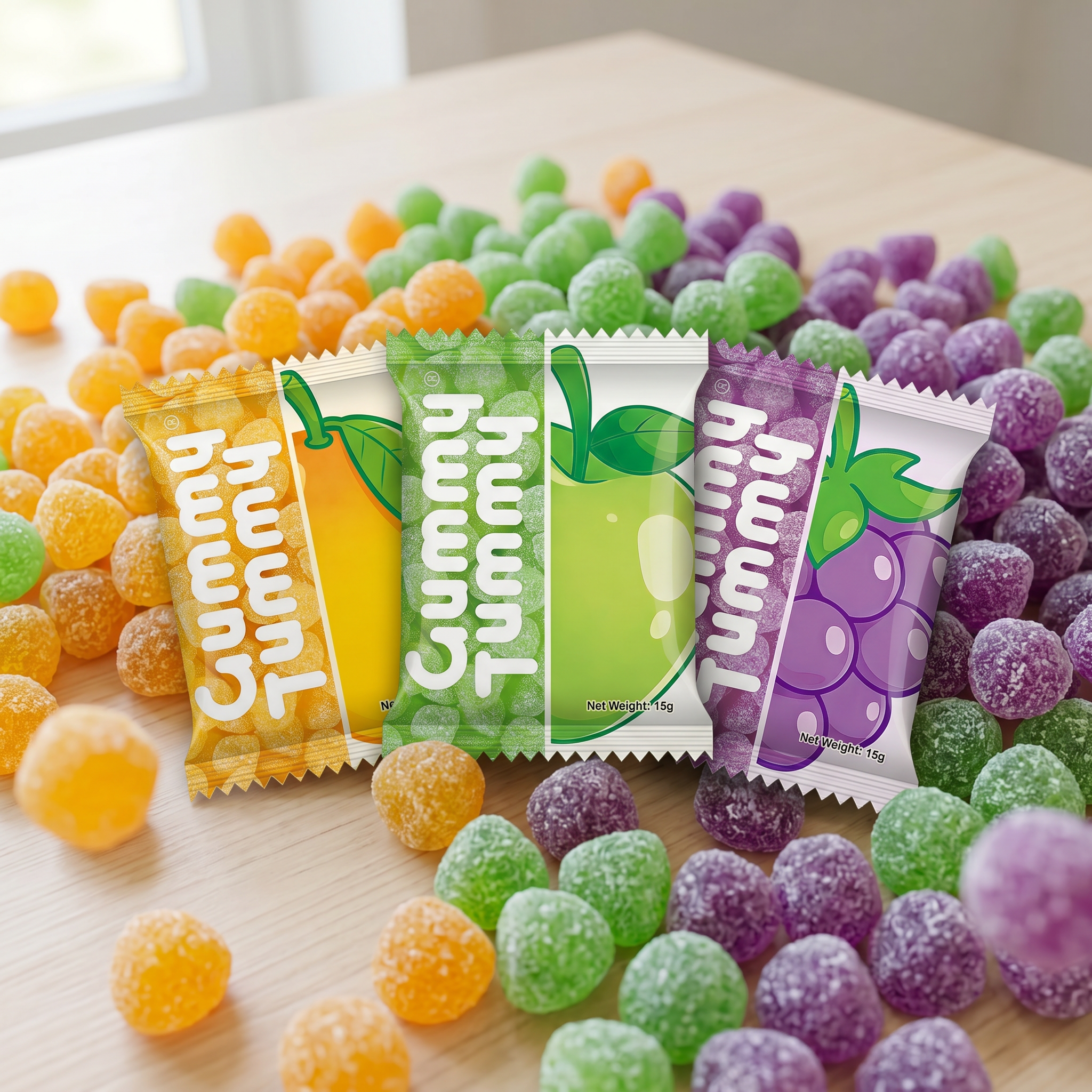 Party Tank - 72 Packs Gummy Tummy candy