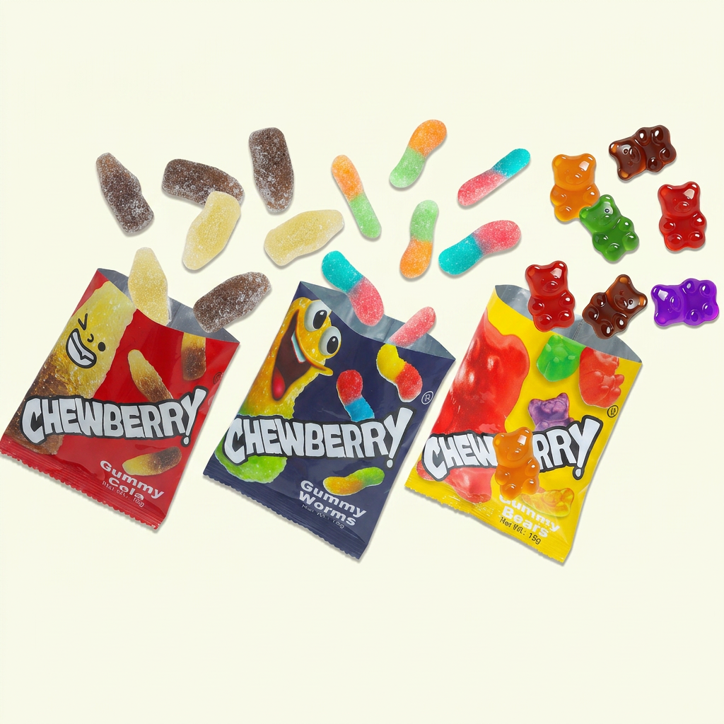 Surprise Squa - 36 Packs Chewberry with Surprise Toys