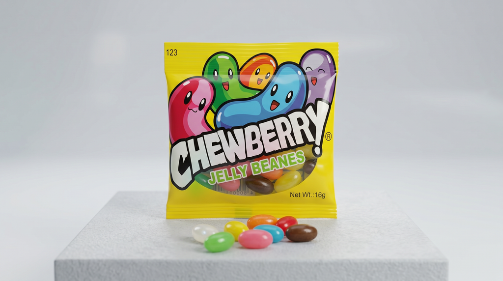ChewBerry Jelly Bean Assorted Fruity Flavor 6's