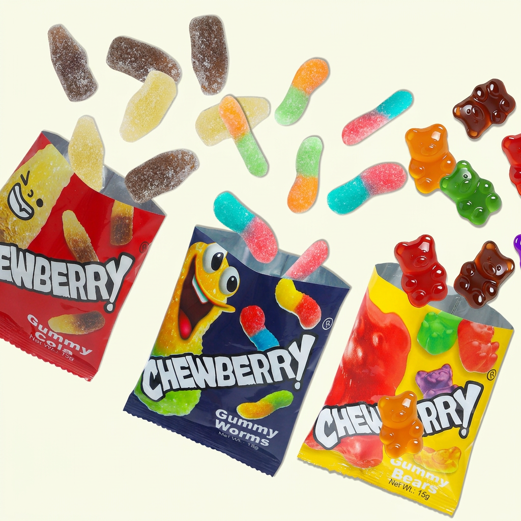 Bulk Fuel - 72 Packs Chewberry Gummy Candy