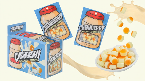 Chewberry Yogurt Gummies Milky Yogurt Gummy Candy 30's