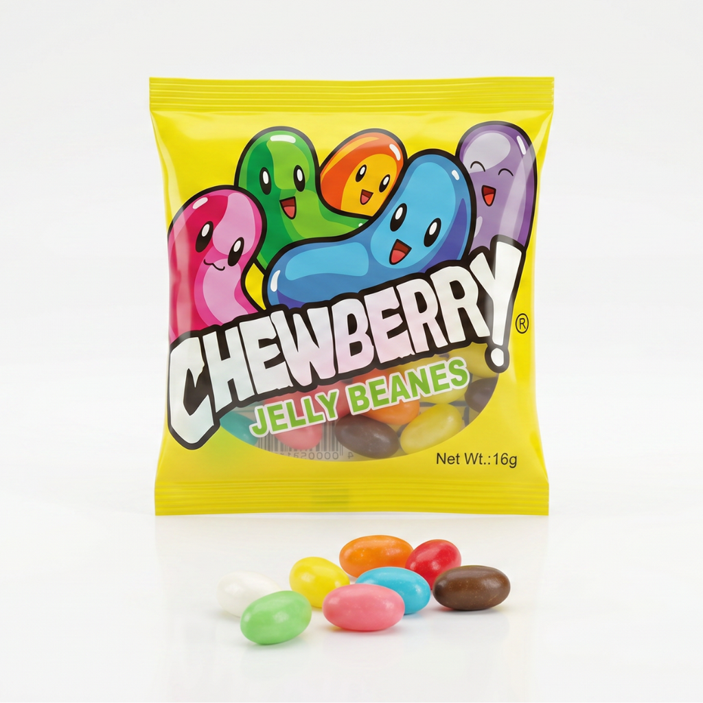 ChewBerry Jelly Bean Assorted Fruity Flavor 6's
