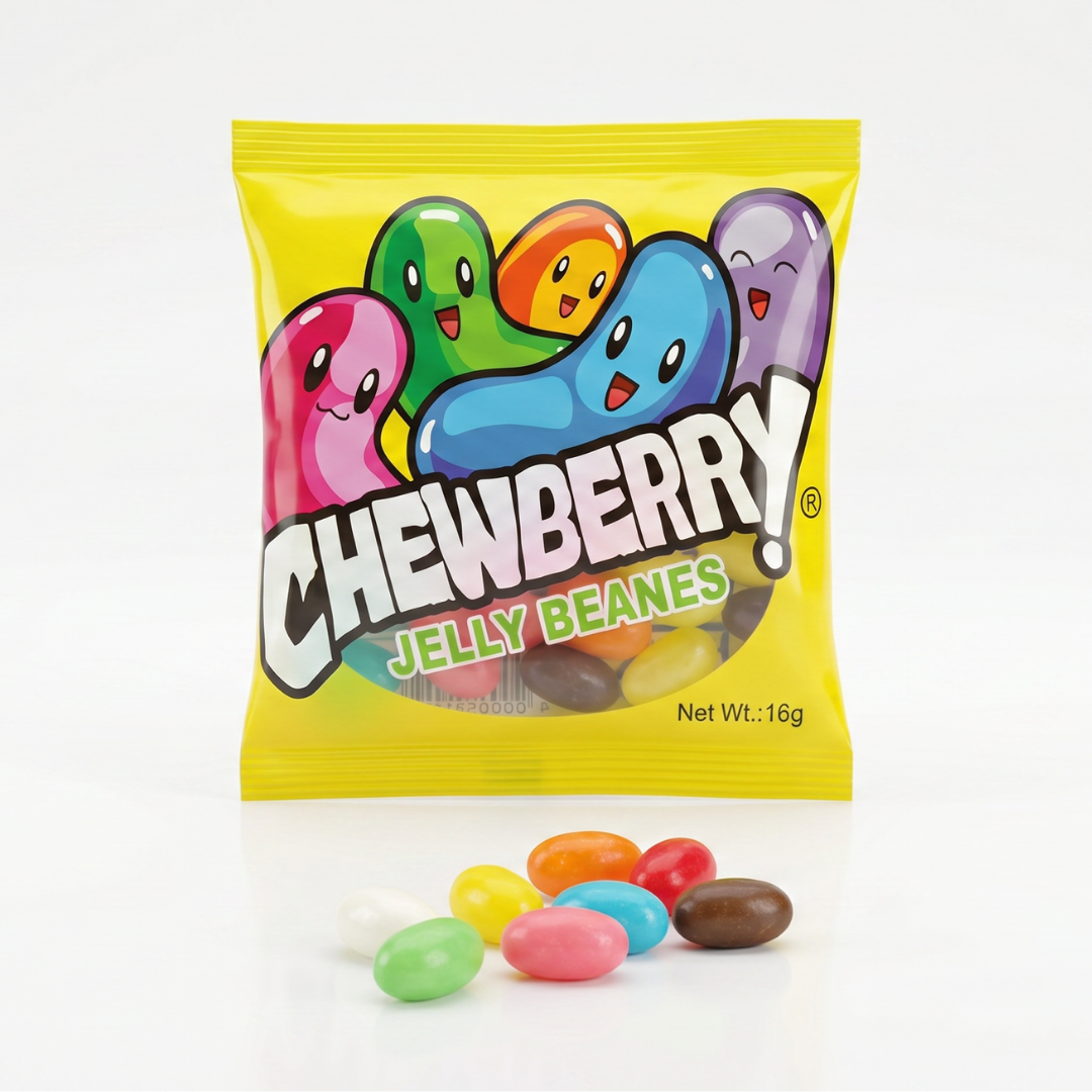 ChewBerry Jelly Bean Assorted Fruity Flavor 6's