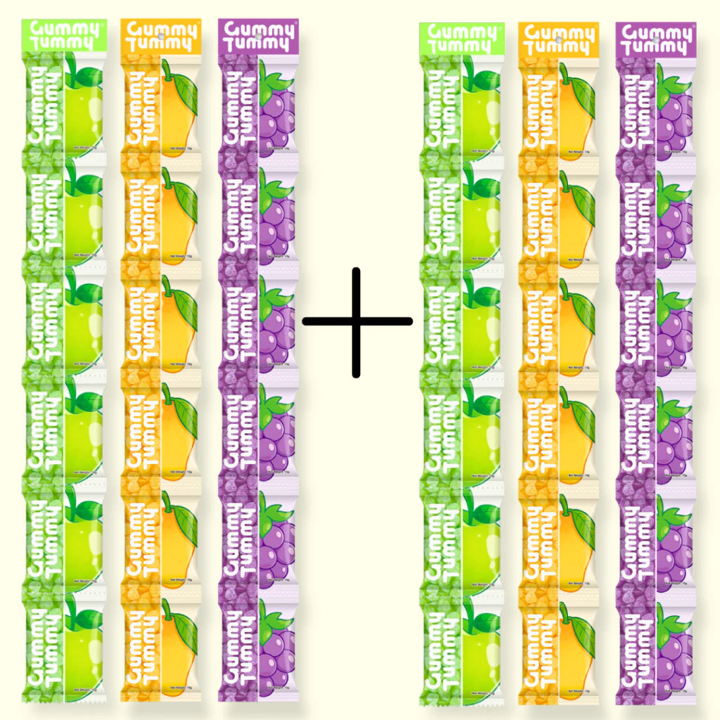 Duo Dash - 36 Packs Gummy Tummy Sugarcoated Fruity Gummy