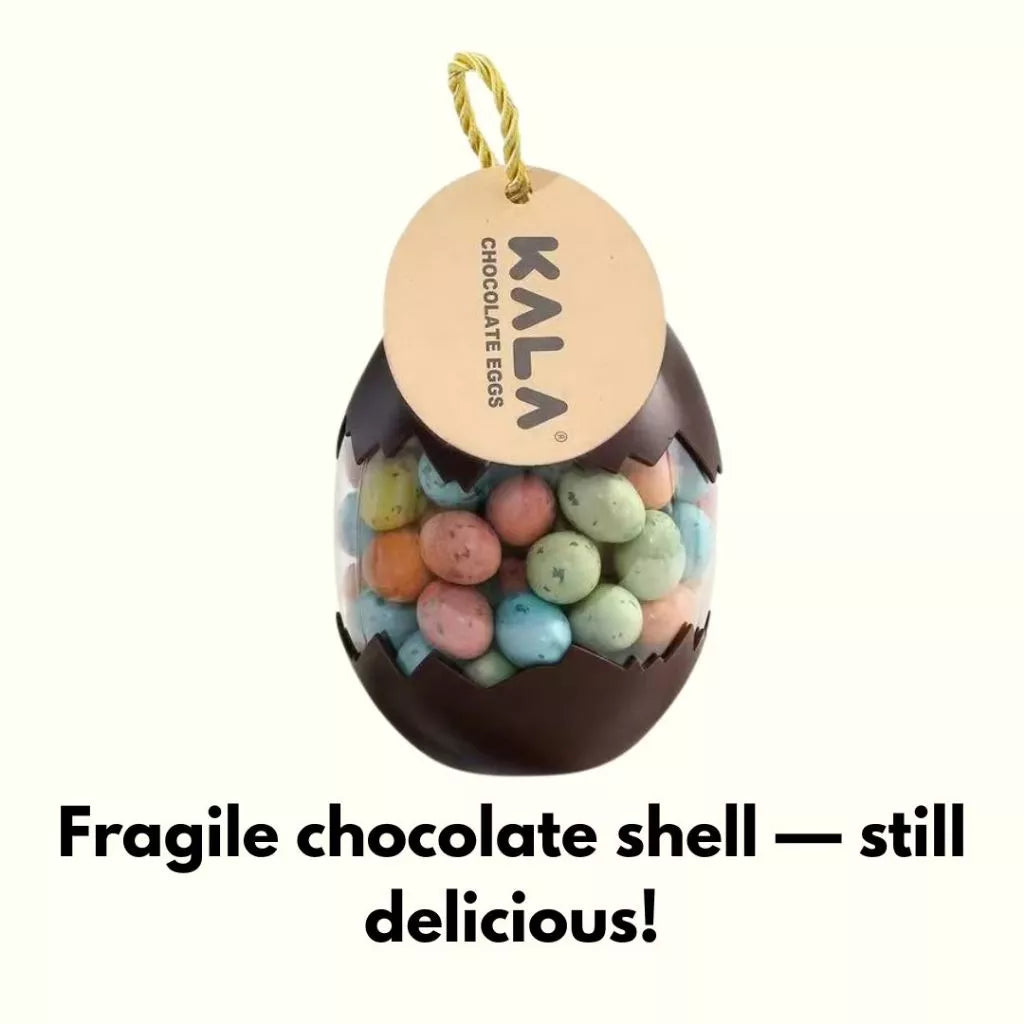 Kala Chocolate Dino Egg Crispy Wafer Inside Chocolatey Outside 80-83pcs