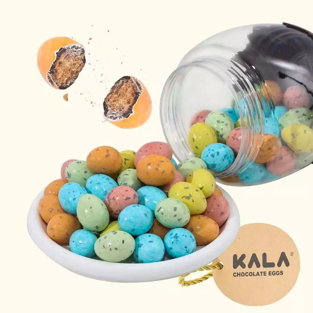 Kala Chocolate Dino Egg Crispy Wafer Inside Chocolatey Outside 80-83pcs